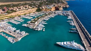 Port Adriano in the Spanish island of Mallorca.