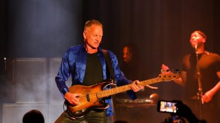 Sting performs at The Echo Lounge & Music Hall in 2021.