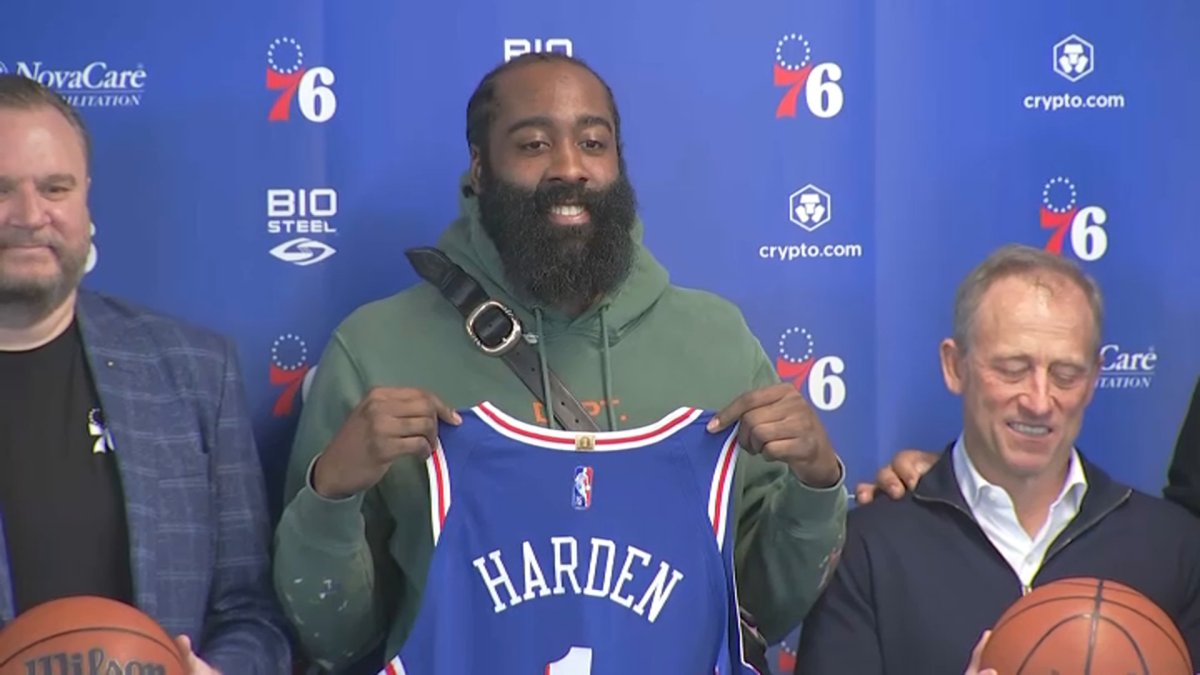 james harden sixers shirts