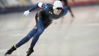 Speed skater Casey Dawson