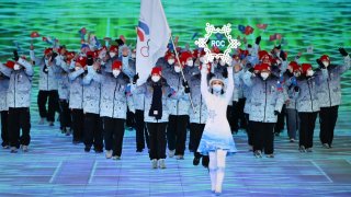 ROC athletes at the Opening Ceremony