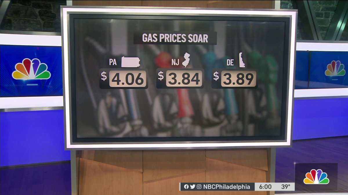 Gas Prices Continue to Rise in Philly Region NBC10 Philadelphia