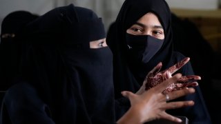 hijab veiled Indian Muslim student
