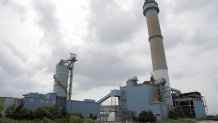 A general view of the B.L. England Generating Station, the last coal-powered plant in New Jersey, Wednesday, June 5, 2019, in Upper Township, N.J.