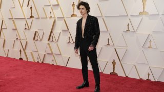 Timothée Chalamet attends the 94th Annual Academy Awards at Hollywood and Highland on March 27, 2022 in Hollywood, California.