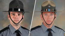 Portraits of two state troopers