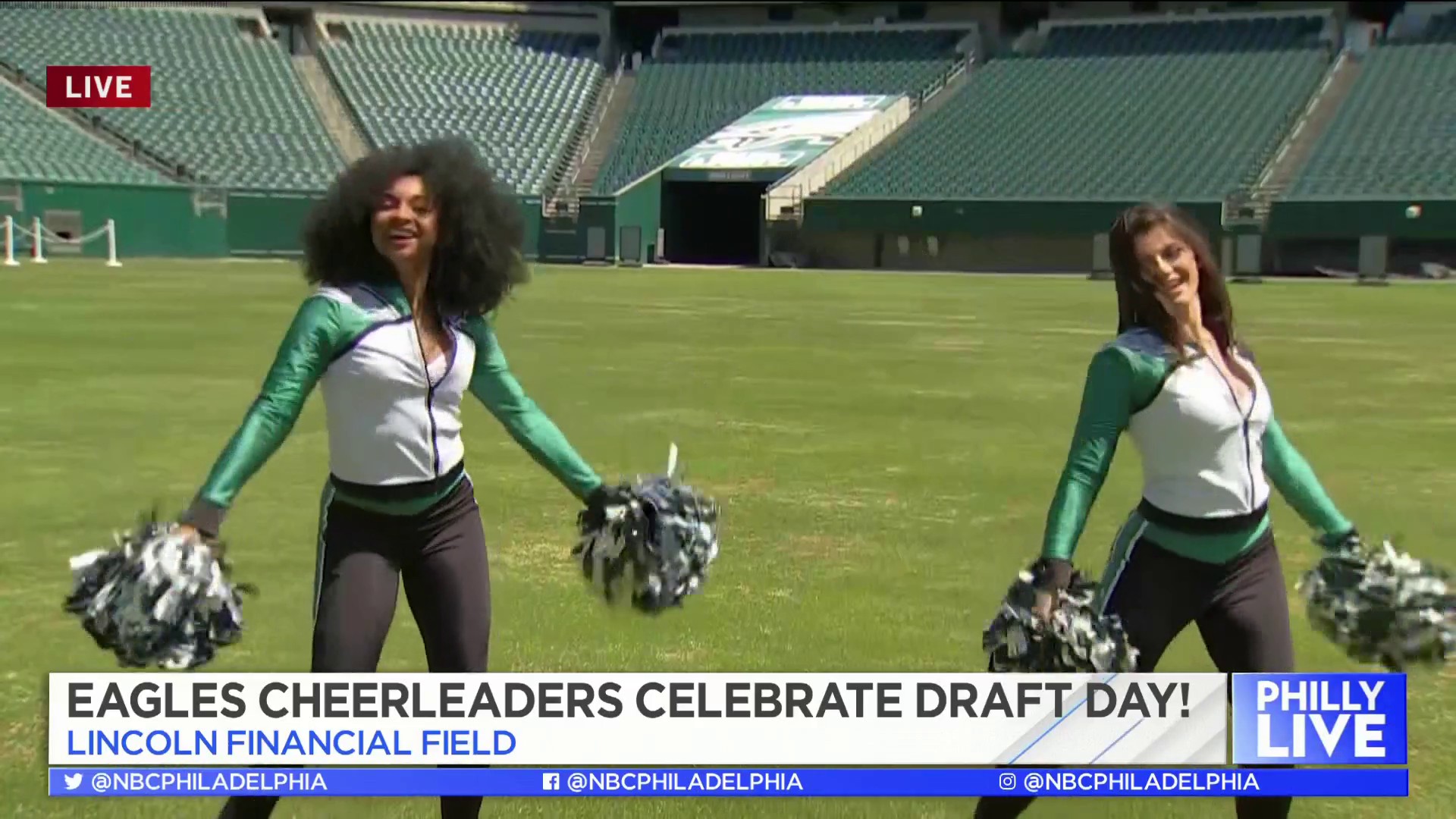 Eagles Cheerleaders Ready to Celebrate Draft Day With Fans – NBC10  Philadelphia