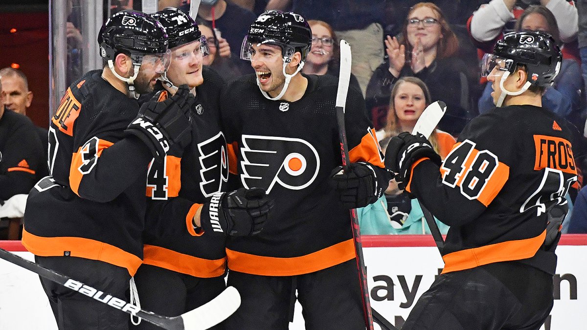 Photo Story] Penguins and Flyers debut new practice jerseys, enjoy