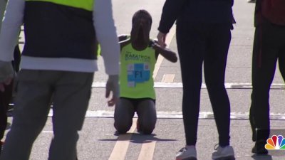 Broad Street Run: Philly man runs race with basketball and Allen Iverson  jersey