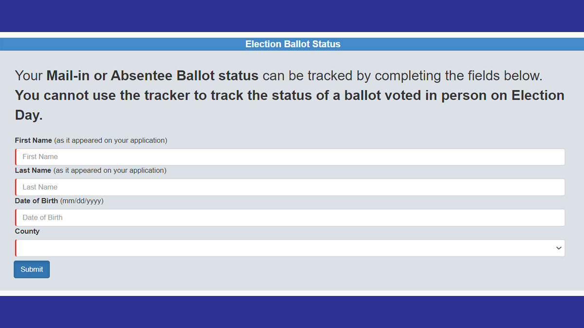 Did My Vote Count? Check the Status of Your PA MailIn Ballot NBC10 Philadelphia