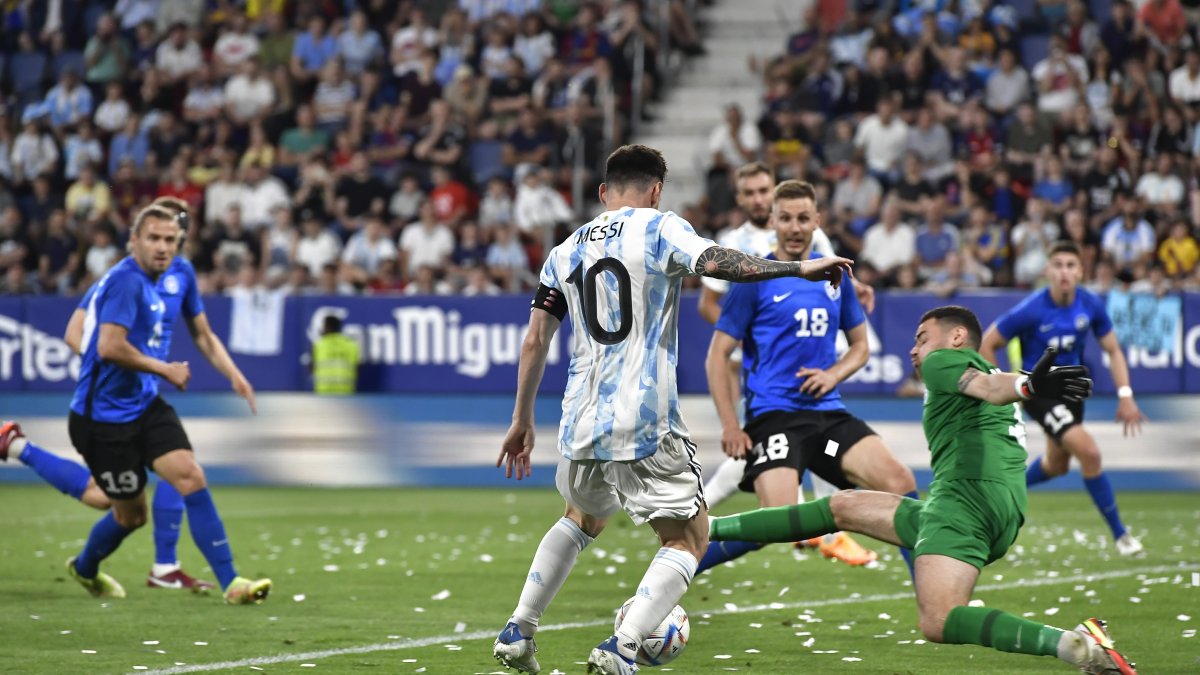 Lionel Messi marca os cinco primeiros para a Argentina na vitória sobre a Estônia – NBC10 Filadélfia