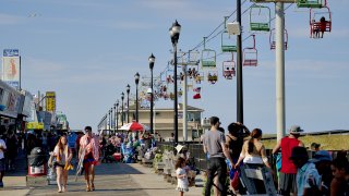 Seaside heights boardwalk