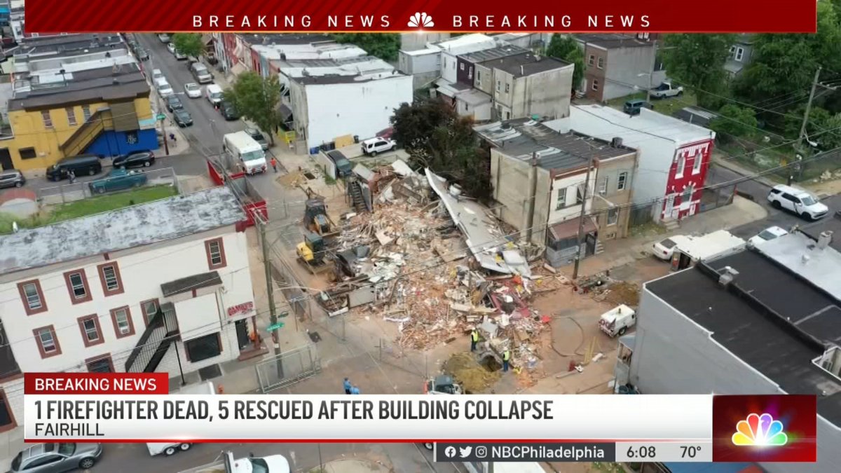 Firefighter Killed in Building Collapse Identified – NBC10 Philadelphia