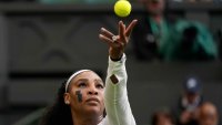 Here's Why Serena Williams Wears Black Tape on Her Face for Competitions