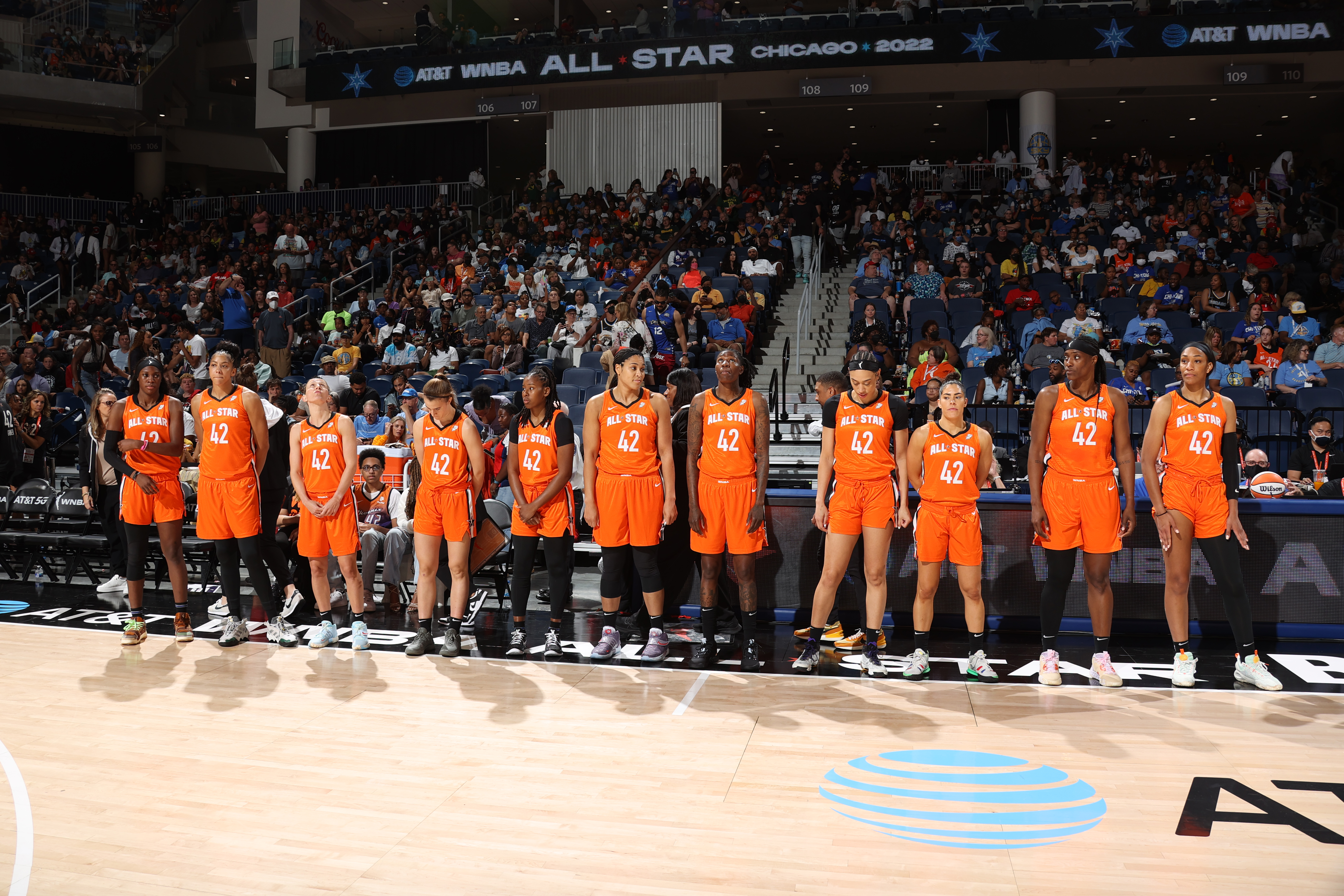 WNBA Players Wear Brittney Griner Jerseys in Second Half of All