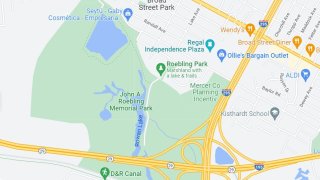 John A. Roebling Memorial Park map