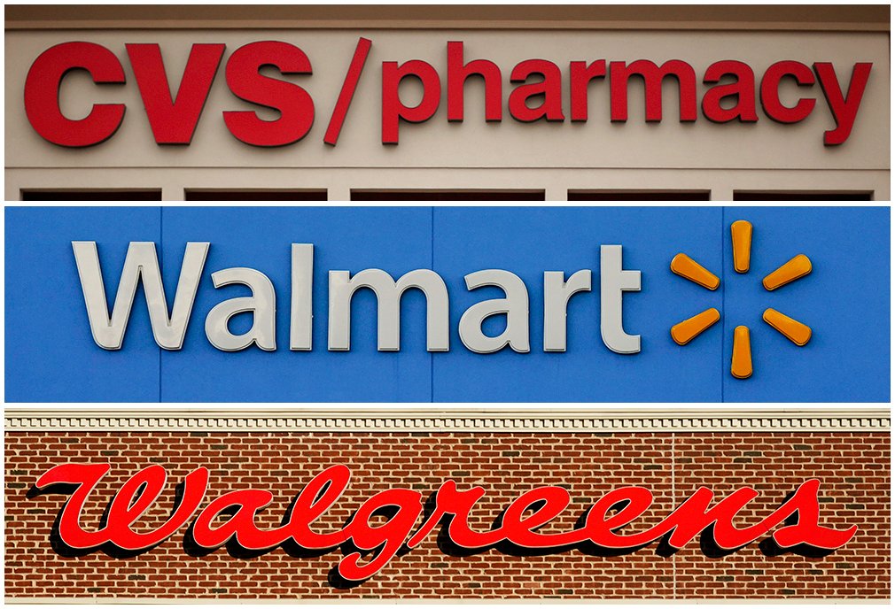 CVS, Walgreens, Walmart Ordered to Pay $650 Million in Opioid Case - Vimarsana News