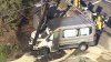 Van Crashes Into Pole, Catches Fire in Montgomery County