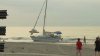 Sailboat Stranded on Jersey Shore Beach as Captain Used Bathroom