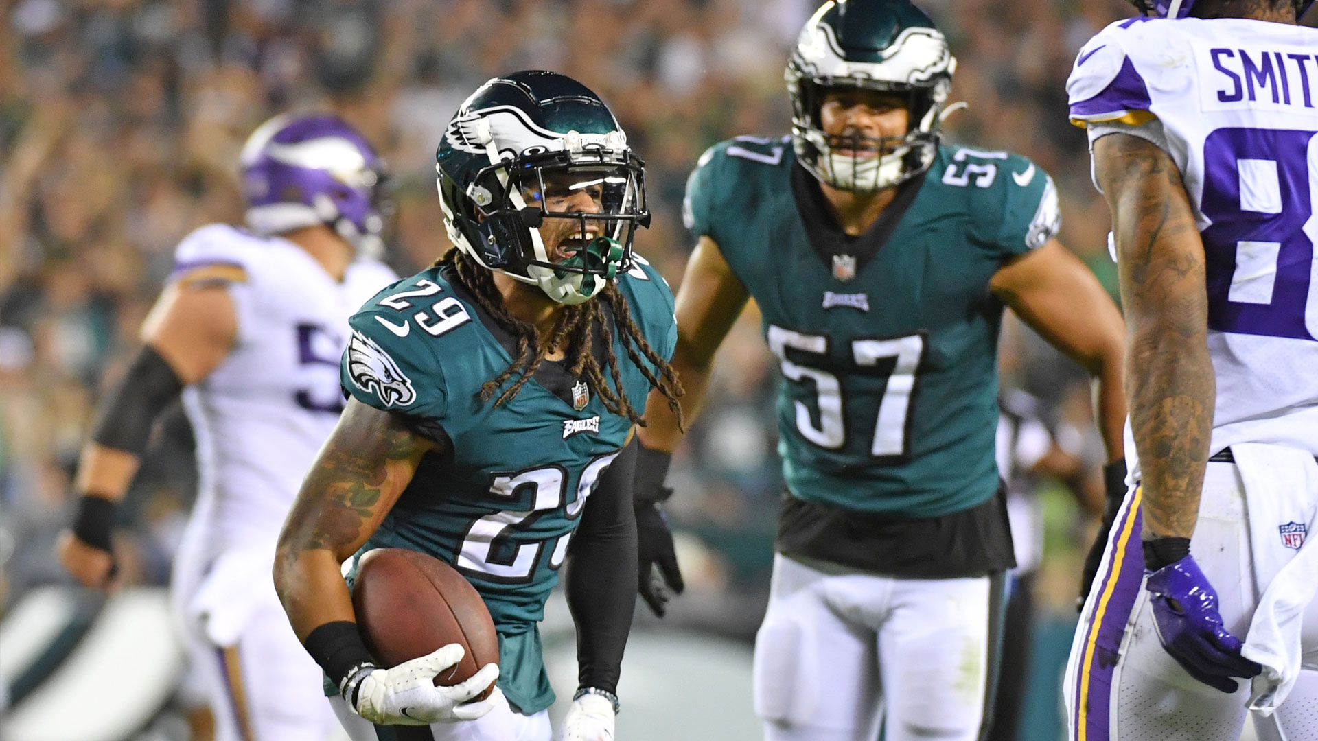 Plenty of Good Grades for Eagles After ‘A' Win Over Vikings on MNF