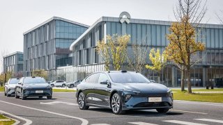 Nio began deliveries of its new ET7, an upscale electric sedan, on Monday, March 28, 2022.