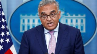 White House COVID-19 Response Coordinator Ashish Jha at the White House in Washington, October 25, 2022.