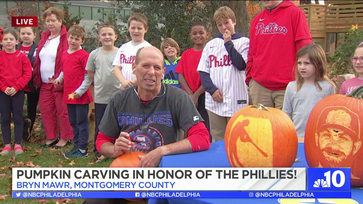 This Teacher, Phillies Fan Shows Off Amazing Speed-Pumpkin-Carving Skills