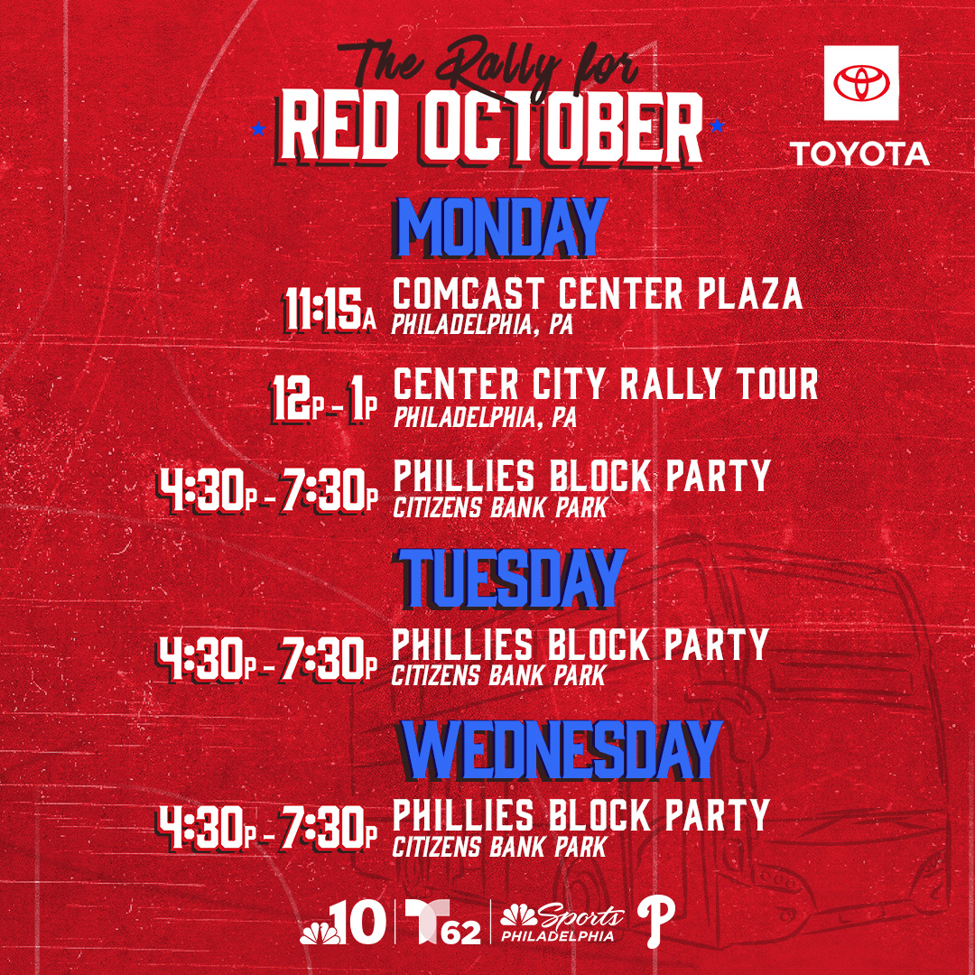 Rally For Red October Bus Tour – NBC10 Philadelphia