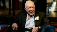 Jimmy Carter Celebrates 98th Birthday With Family, Friends and Baseball