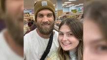 Bryce Harper poses with Marissa Boutilier