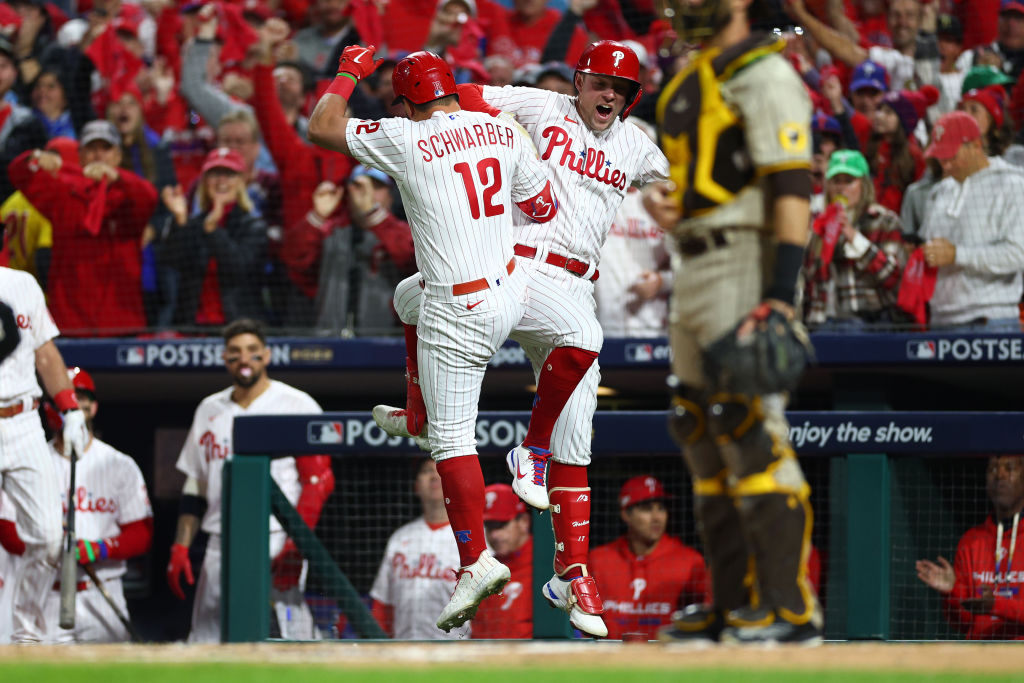 Tension gave way to celebration as Jean Segura and the Phillies held off  the Padres to take a 2-1 series lead in the NLCS. Visit the link…