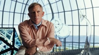 Daniel Craig returns as Benoit Blanc in “Glass Onion: A Knives Out Story.”