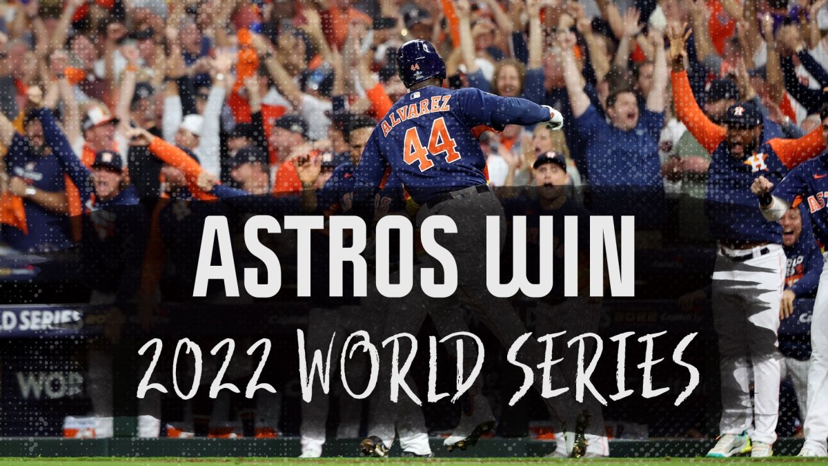 Reaction to the Astros winning the 2022 World Series!