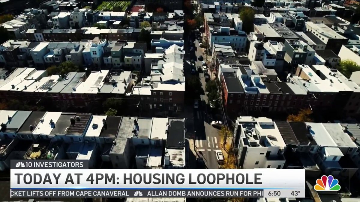 Coming Up on NBC10 News at 4 Closing Philly’s Public Housing Loophole
