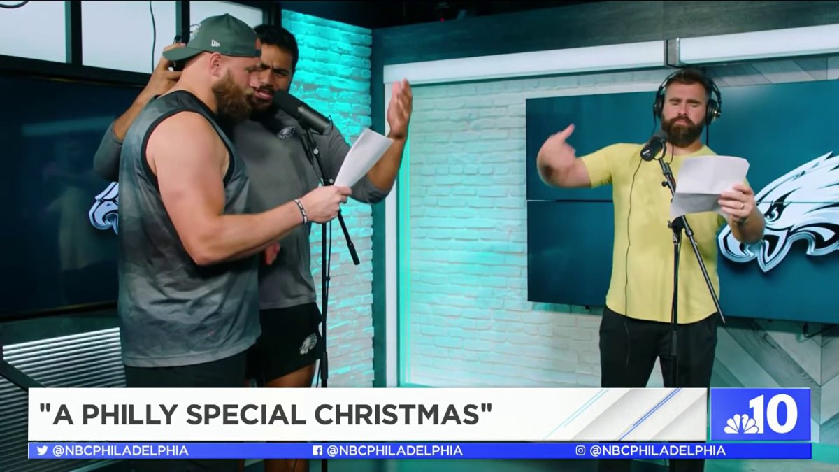 Jason Kelce, Eagles teammates debut 'Philly Special Christmas