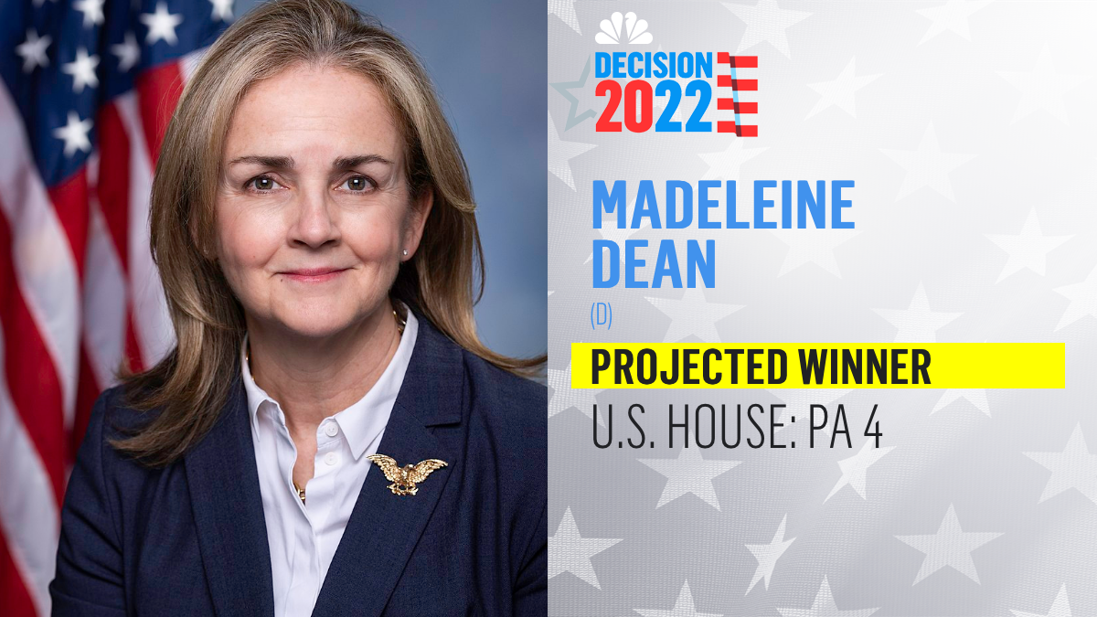 Pa. Election Results Madeleine Dean Wins ReElection in 4th