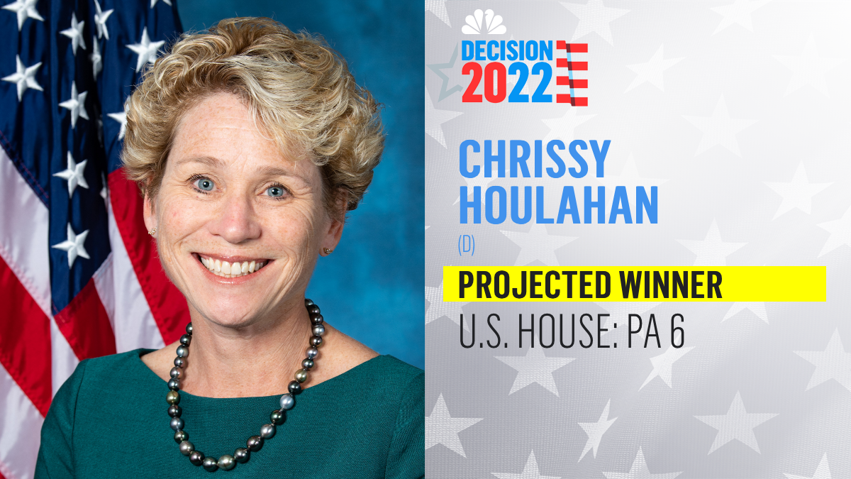 Pa. Election Results Rep. Chrissy Houlahan Wins ReElection to U.S