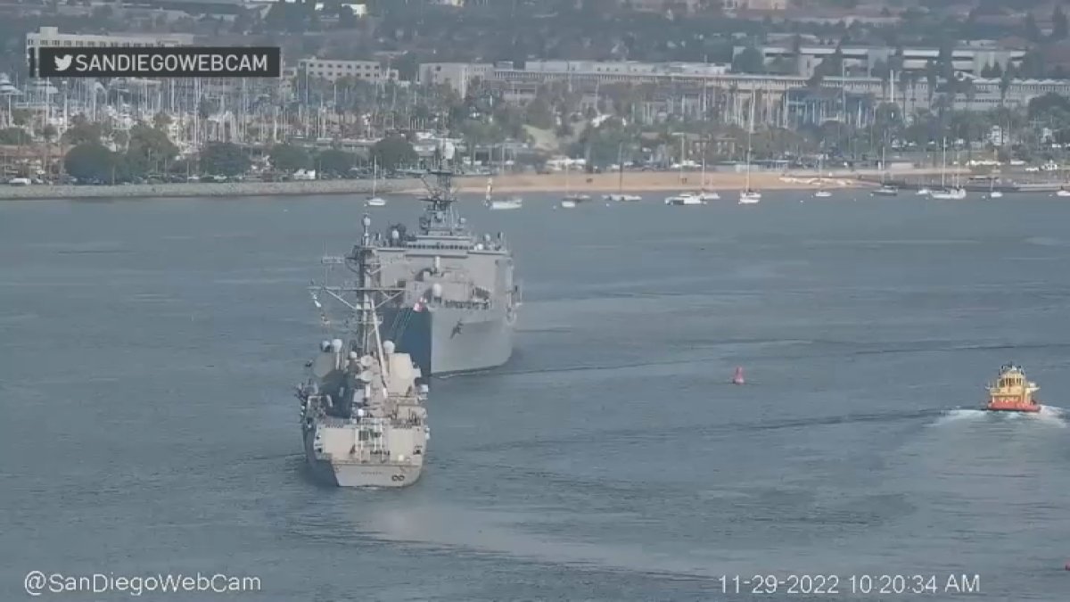 Navy Ships Steer Last Minute to Avoid Head-On Crash in San Diego Bay – NBC10 Philadelphia - Vimarsana News