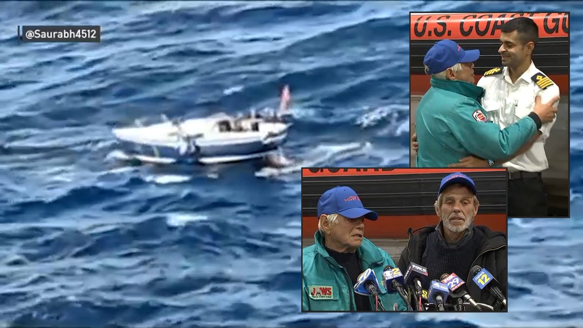 Boat Rescue NJ: Men Saved at Sea After Trying to Sail from Cape May to Florida – NBC10 Philadelphia - Vimarsana News