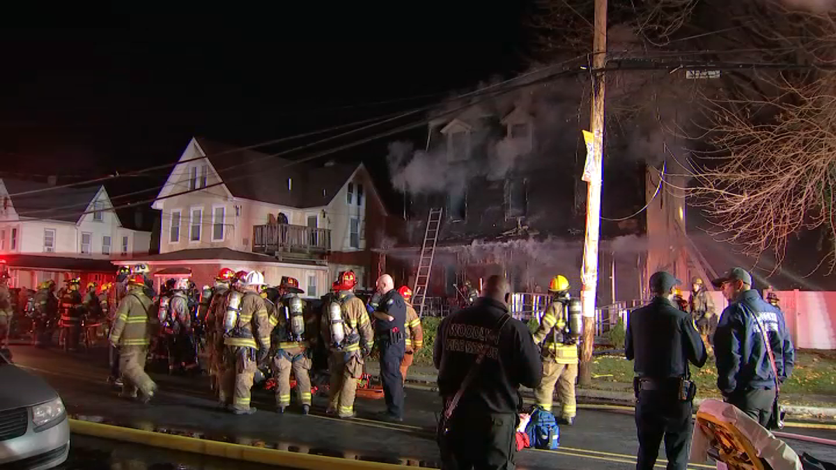 Crews Battle Overnight House Fire in Delaware County
