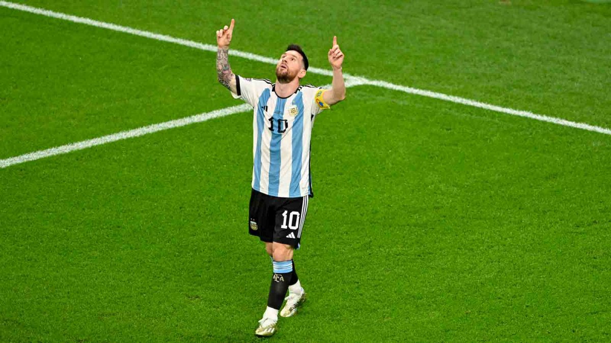 Lionel Messi Gives Argentina Lead With First Career World Cup Knockout