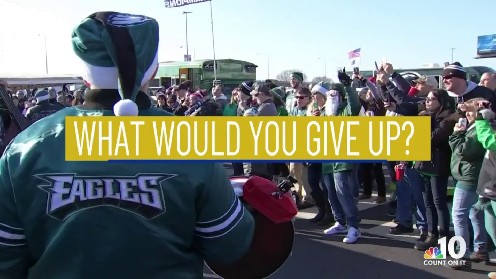 Nearly 20% of Eagles fans would skip their own wedding for a Super