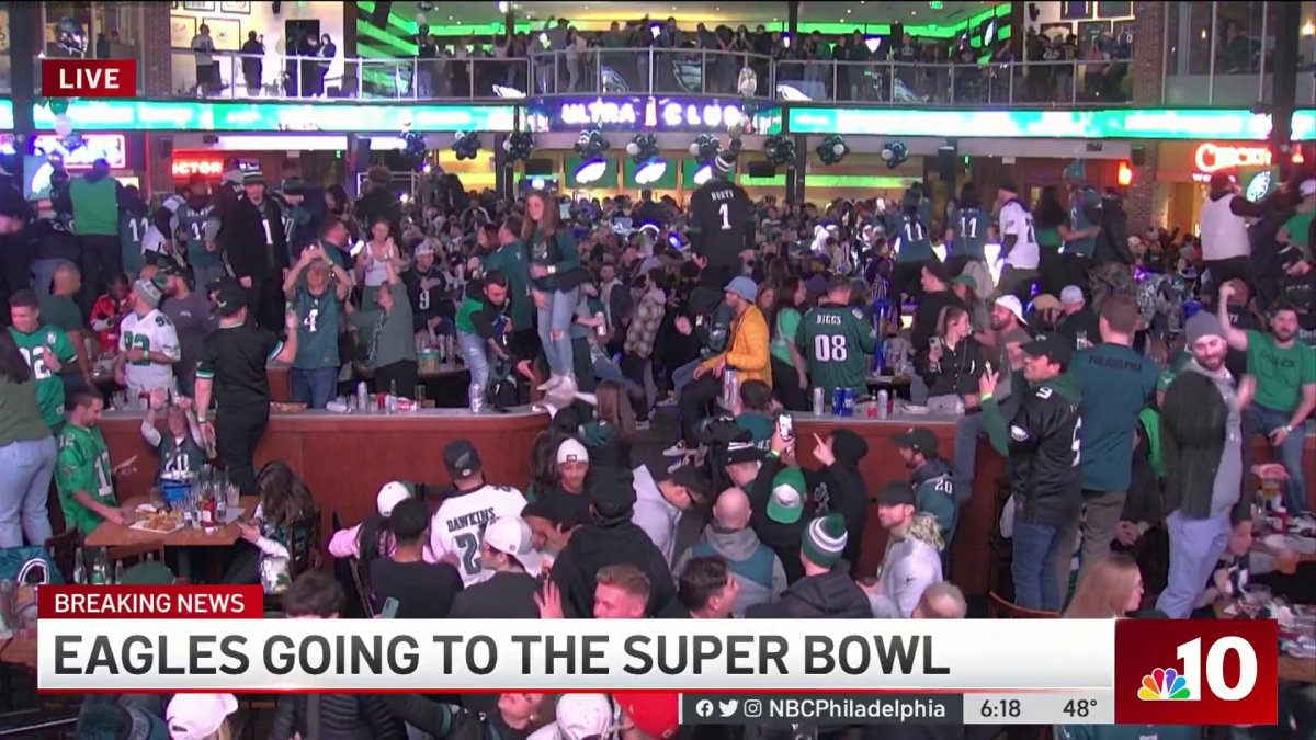 Eagles Are Super Bowl Bound! Fans Celebrate NBC10 Philadelphia