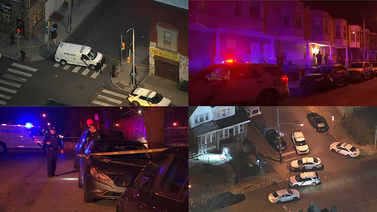 Woman and Man Killed, Boy and 3 Others Hurt in 4 Separate Philly Shootings