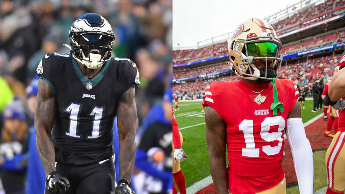 Eagles' A.J. Brown, 49ers' Deebo Samuel Putting Friendship Aside