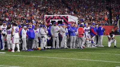 Buffalo Bills' Damar Hamlin in 'critical condition' after collapse on field