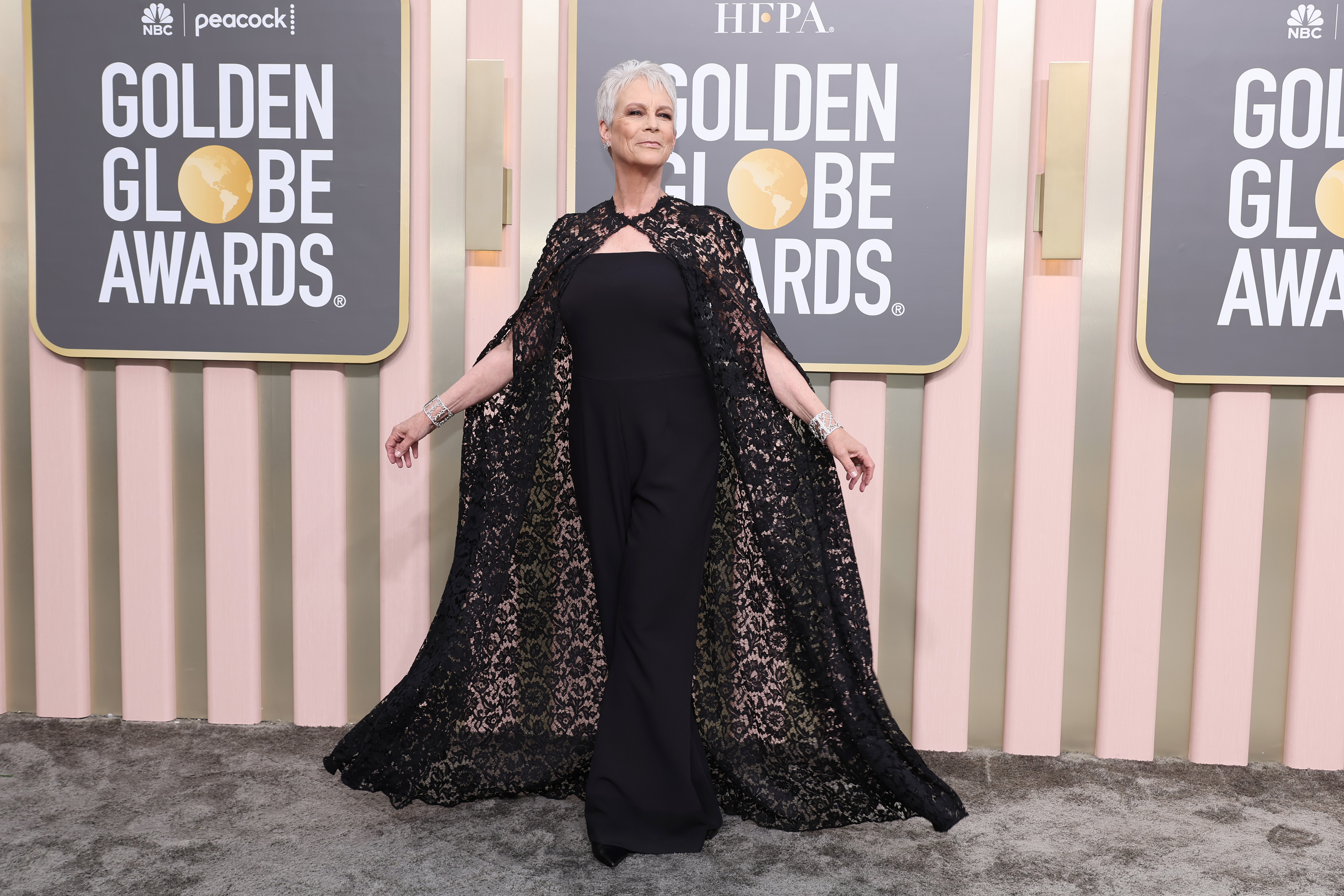 Jamie Lee Curtis attends the 80th Annual Golden Globe Awards at The Beverly Hilton on Jan. 10, 2023, in Beverly Hills, California.