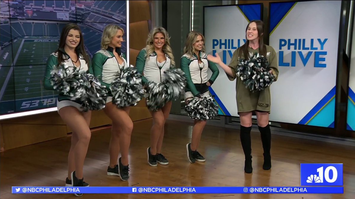 E A G L E S : Sheila Watko Joins Eagles Cheerleaders on Philly Live E A G L E S : Sheila Watko Joins Eagles Cheerleaders on Philly Live