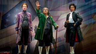 Elizabeth A. Davis, Patrena Murray and Kristolyn Lloyd in Roundabout Theatre Company's "1776."