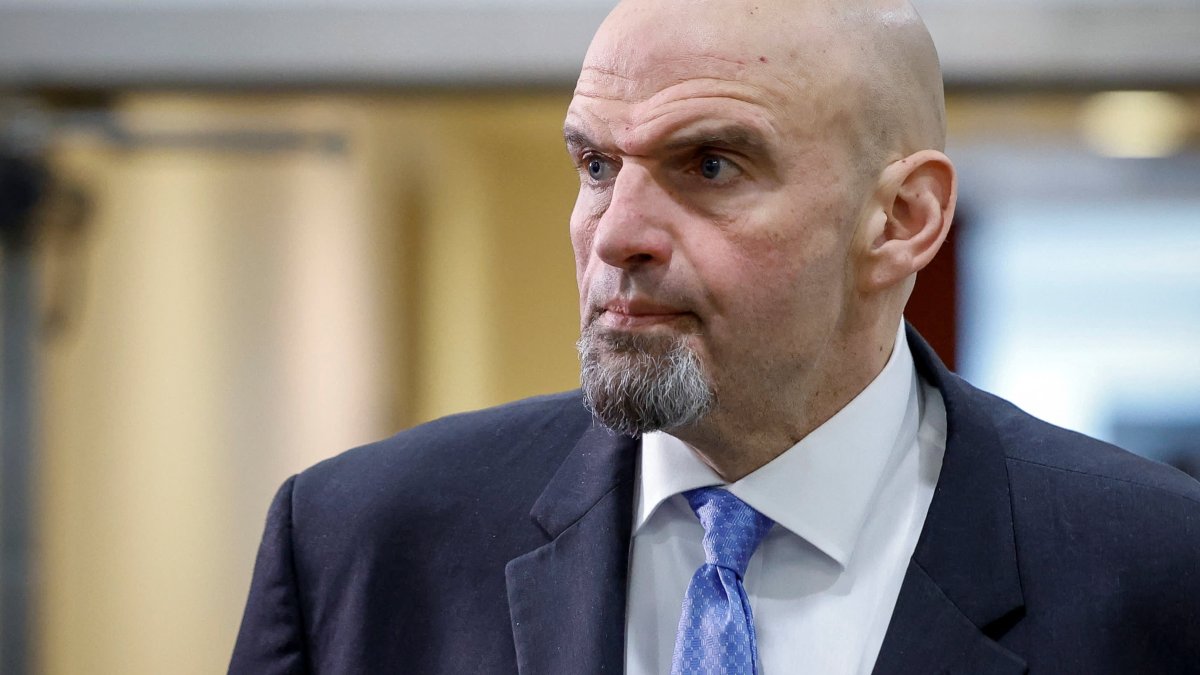 Fetterman Leaves Walter Reed With Depression 'in Remission'